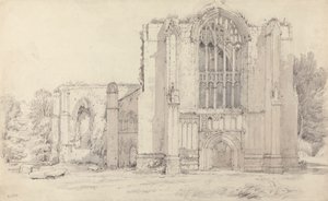 Bolton Abbey door Samuel Prout