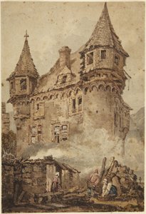 Kasteel door Samuel Prout