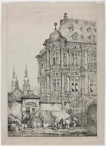 Kasteel van Martinsburg, Mainz, Duitsland door Samuel Prout