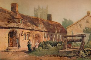 Huisjes in Glastonbury, ca. 1819