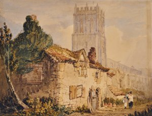 Denmark Hill door Samuel Prout