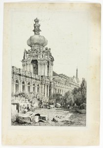 Dresden door Samuel Prout