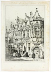 Kraenstraat Mechelen door Samuel Prout