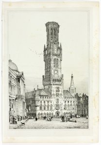 De Halle, Brugge door Samuel Prout