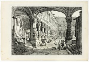 Paleis van de Prins, Luik door Samuel Prout