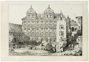 Deel van het kasteel in Heidelberg