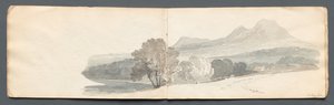 Schetsboek: Eildon Hills, 1814