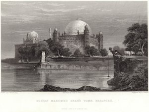 Het graf van Sultan Mahomed Shah in Beejapore