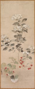 Zomerbloemen door Samuel Prout