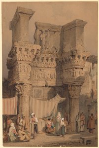 Het Forum van Nerva, Rome door Samuel Prout