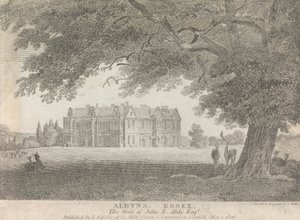 Albyns, Essex, het landgoed van John R. Abdy, Esquire (gepubliceerd door L. Asperne); pagina 7 (deel één)