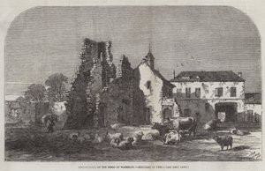 Hougoumont, op het slagveld van Waterloo door Samuel Read