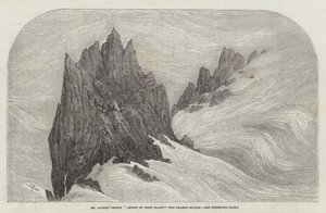 De beklimming van de Mont Blanc door Mr. Albert Smith, de Grands Mulets door Samuel Read