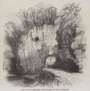 De Grotten van Jedburgh, Schuilplaatsen van de Covenanters door Samuel Read