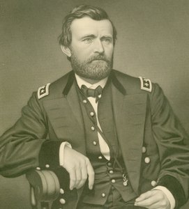 Generaal Ulysses S. Grant (uitsnede) door Samuel Sartain