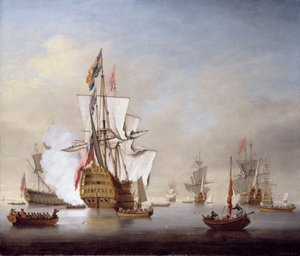 Een Eerste Rang door Samuel Scott