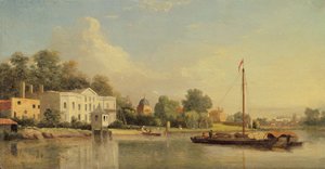 Villa van Alexander Pope, Twickenham door Samuel Scott