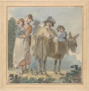 Een Boerenfamilie met Ezel