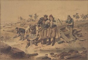 Goudzoeken door Samuel Thomas Gill