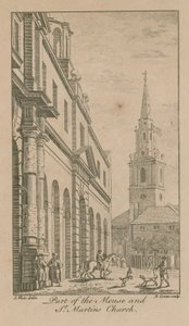 Deel van de Maas en de Sint-Maartenskerk door Samuel Wale