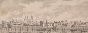 De Tower of London door Samuel Wale