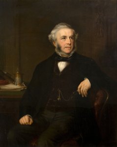Portret van George Richards Elkington 1800-1865, 1865