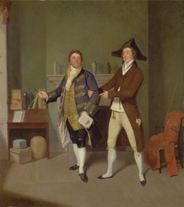 John Quick en John Fawcett in Thomas Moretons The Way to Get Married, 1796