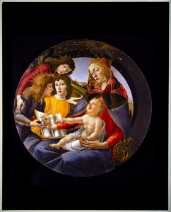 Maagd en Kind met drie engelen, ook wel Madonna van de Magnificat genoemd