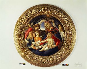 Madonna del Magnificat en vijf engelen (tondo) - 1481-1483