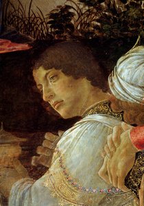De aanbidding der wijzen (detail van Giuliano de