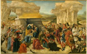 Aanbidding der Koningen door Sandro Botticelli
