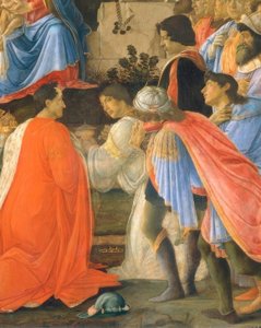 De aanbidding van de koningen door Sandro Botticelli