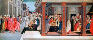 Vier Scènes uit het Vroege Leven van Sint Zenobius, c1500