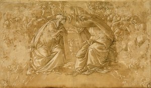 Kroning van Maria door Sandro Botticelli