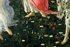Primavera: detail van bloemen