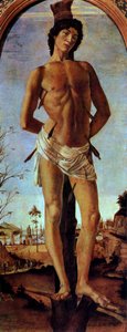 Sint Sebastiaan door Sandro Botticelli