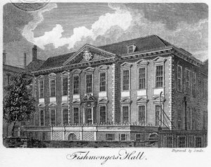 Fishmongers Hall, City of London, 1811
