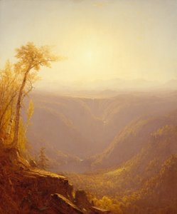 Een kloof in de bergen Kauterskill Clove, 1862