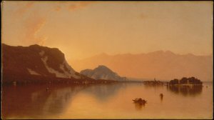 Isola Bella in het Lago Maggiore door Sanford Robinson Gifford