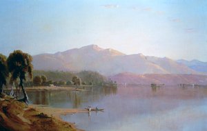 Lake George, New York door Sanford Robinson Gifford