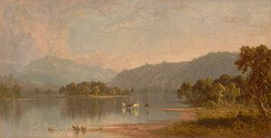 Mount Washington vanaf de Saco-rivier 1858 door Sanford Robinson Gifford