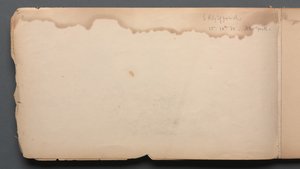 Schetsboek, pagina 03: S.R. Gifford 15 10th Street New York, 1859 door Sanford Robinson Gifford
