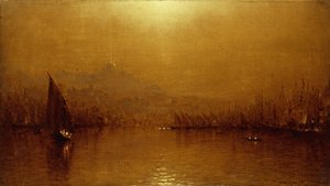 De Gouden Hoorn door Sanford Robinson Gifford