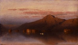 Whiteface Mountain vanuit Lake Placid door Sanford Robinson Gifford