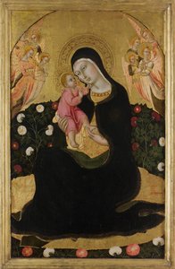 De Maagd en Kind met Engelen Madonna van Nederigheid, midden 15e eeuw