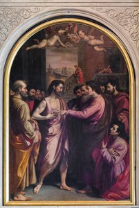 Ongeloof van St. Thomas door Santi di Tito