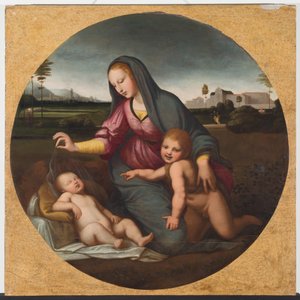 Madonna en kind met de jonge St. Jan, c.1500