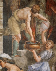 Brand in de Borgo door Sanzio of Urbino (workshop) Raphael