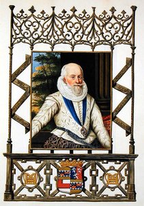 Portret van Edward Somerset (1553-1628) 4e Graaf van Worcester uit 