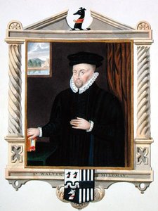 Portret van Sir Walter Mildmay (c.1520-89) uit 